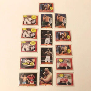 1985 WWF O Pee Chee Wrestling Cards Lot of  15